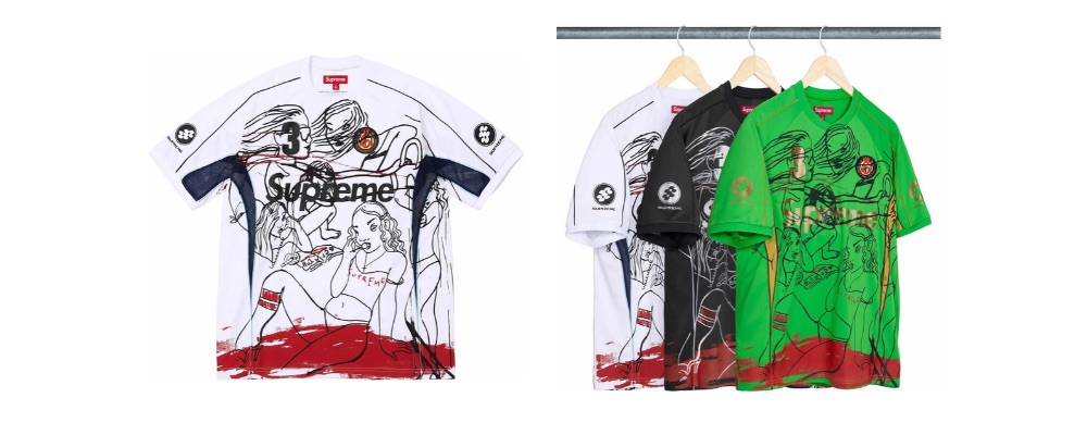 Supreme 2026AW Week8発売予定アイテムまとめ｜ブランド古着買取専門店LIFESupreme/Rita Ackermann Soccer Jersey 26,400円画像