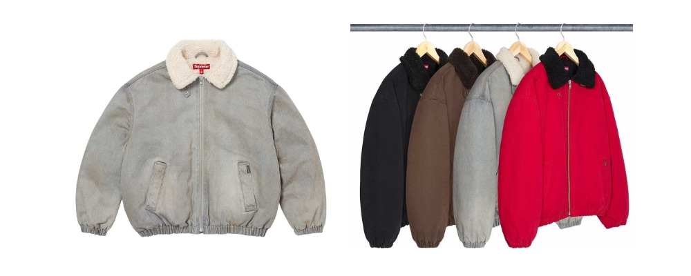 Supreme 2026AW Week8発売予定アイテムまとめ｜ブランド古着買取専門店LIFEFaux Shearling Lined Bomber Jacket 52,800円 画像