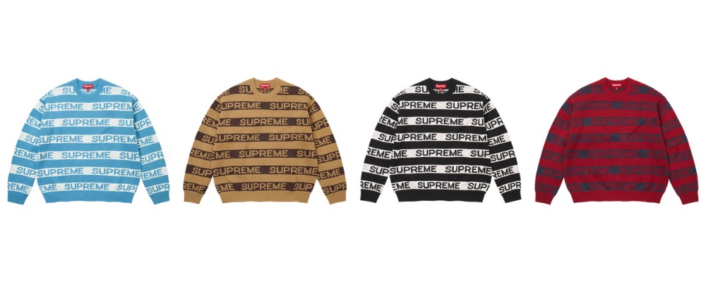Supreme 2026AW Week9発売予定アイテムまとめ|ブランド古着買取専門店LIFEStripe Logo Sweater 29,700円画像
