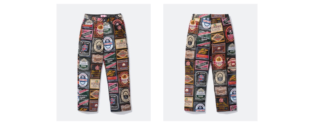 Supreme 2026AW Week9発売予定アイテムまとめ|ブランド古着買取専門店LIFESupreme®/Martine Rose® Patchwork Labels Leather 5-Pocket Jean 396,000円画像