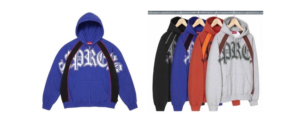 Supreme 2026AW Week9発売予定アイテムまとめ|ブランド古着買取専門店LIFEPaneled Zip Up Hooded Sweatshirt 35,200円 画像