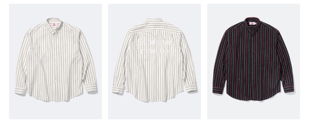 Supreme 2026AW Week9発売予定アイテムまとめ|ブランド古着買取専門店LIFESupreme®/Martine Rose® Metallic Stripe Shirt 37,400円画像