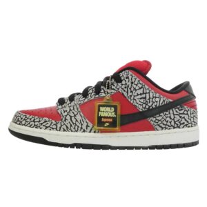 シュプリーム 313170-600 × Nike ナイキ SB Dunk Low Red Cement ダンク ロー レッドセメント スニーカー 買取実績 画像