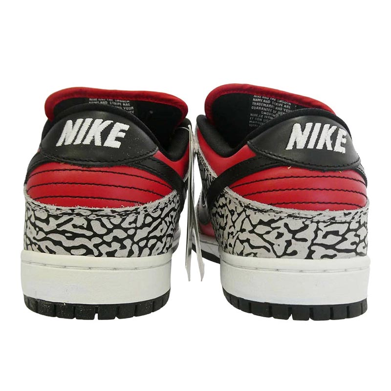 シュプリーム 313170-600 × Nike ナイキ SB Dunk Low Red Cement ダンク ロー レッドセメント スニーカー 買取実績 画像