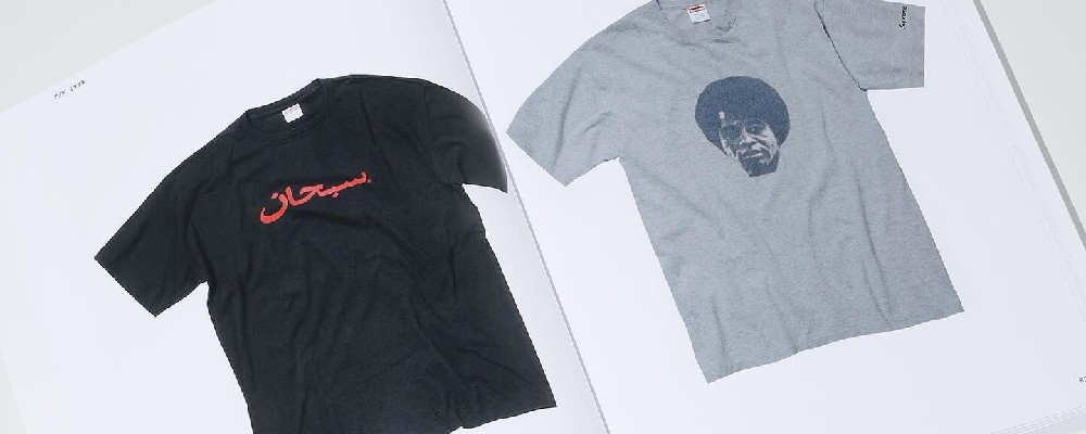 1999年発売のシュプリームTシャツ図録画像