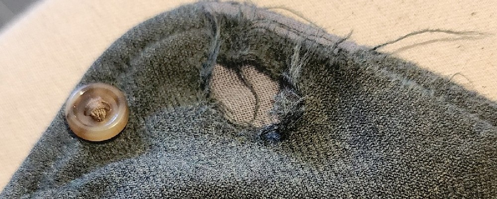 古着のダメージ部分画像