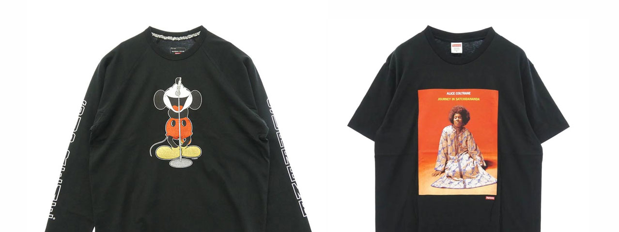 シュプリーム 過去のコラボ・グラフィックTシャツ 画像