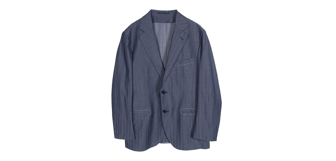 トゥモローランド 61-07-01-07109 ウールシャンブレー 2Bテーラードジャケット ZEGNA TRAVELLER NANOSPHERE ダークグレー系 買取実績