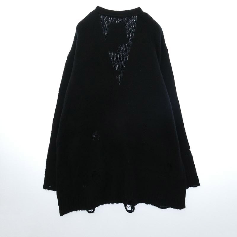 アンダーカバー 26AW UC2F4903 Distressed Design Knit Oversized Cardigan ウール カシミヤ グランジ ダメージ カーディガン 買取実績 画像