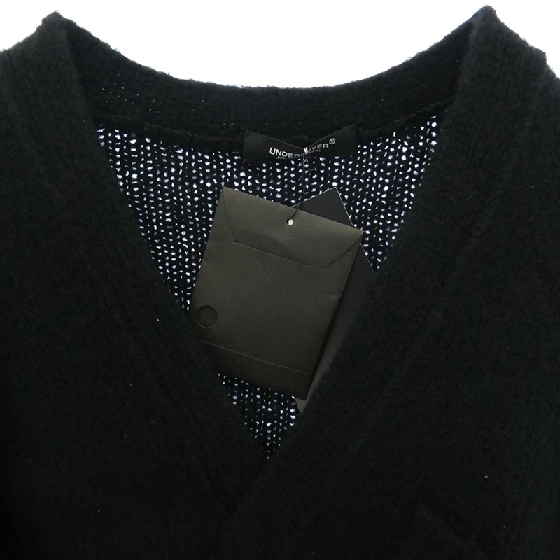アンダーカバー 26AW UC2F4903 Distressed Design Knit Oversized Cardigan ウール カシミヤ グランジ ダメージ カーディガン 買取実績 画像