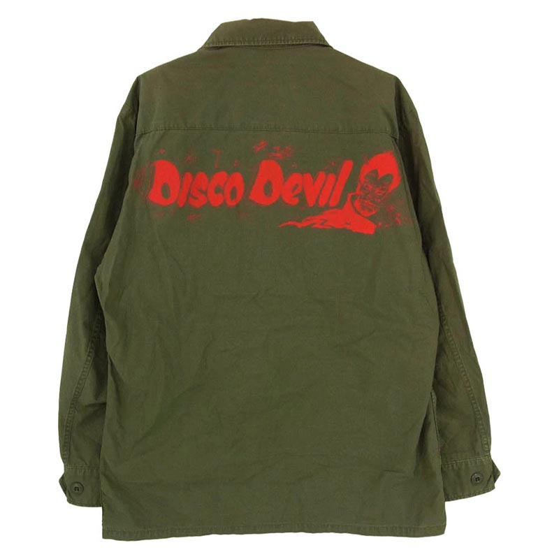 ワコマリア FATIGUE JACKET バックプリント DISCO DEVIL ロゴプリント ファティーグ ミリタリー ジャケット 買取実績 画像