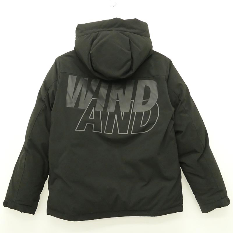 ウィンダンシー 23AW WDS-O-SIG-24Q2-JK-01 Sea Hooded Down Jacket BLK シー フーデッド ダウン ジャケット 買取実績 画像