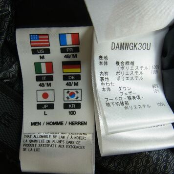 デサント DAMWGK30U マウンテニア 水沢 ダウンジャケット 買取実績 画像