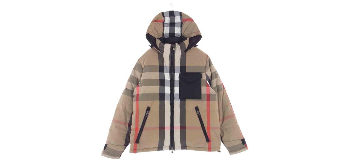 バーバリー 20AW 8064291 ノバチェック リバーシブル ナイロン ダウン ジャケット 買取実績