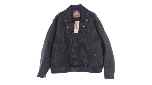 シュプリーム 23AW × ブラックミーンズ Painted Leather Motorcycle Jacket 買取実績