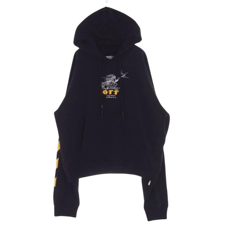 オフホワイト 20AW OMBB037F20FLE009 Free Spirit Wizard Hoodie スウェット プルオーバー パーカー 買取実績 画像