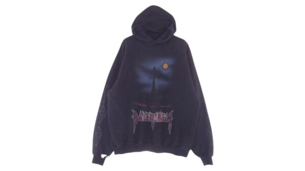 バレンシアガ PARIS MOON OVERSIZED POCKET HOODIE デストロイ加工 パーカー 買取実績