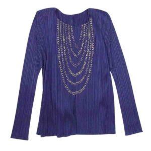 プリーツプリーズ イッセイミヤケPP03-J0665 刺繍 カーディガン 買取実績