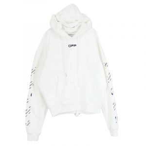 オフホワイト OMBB037S20E30003 Airport Tape Arrows Diag Hoodie オーバー フーディー パーカー 買取実績