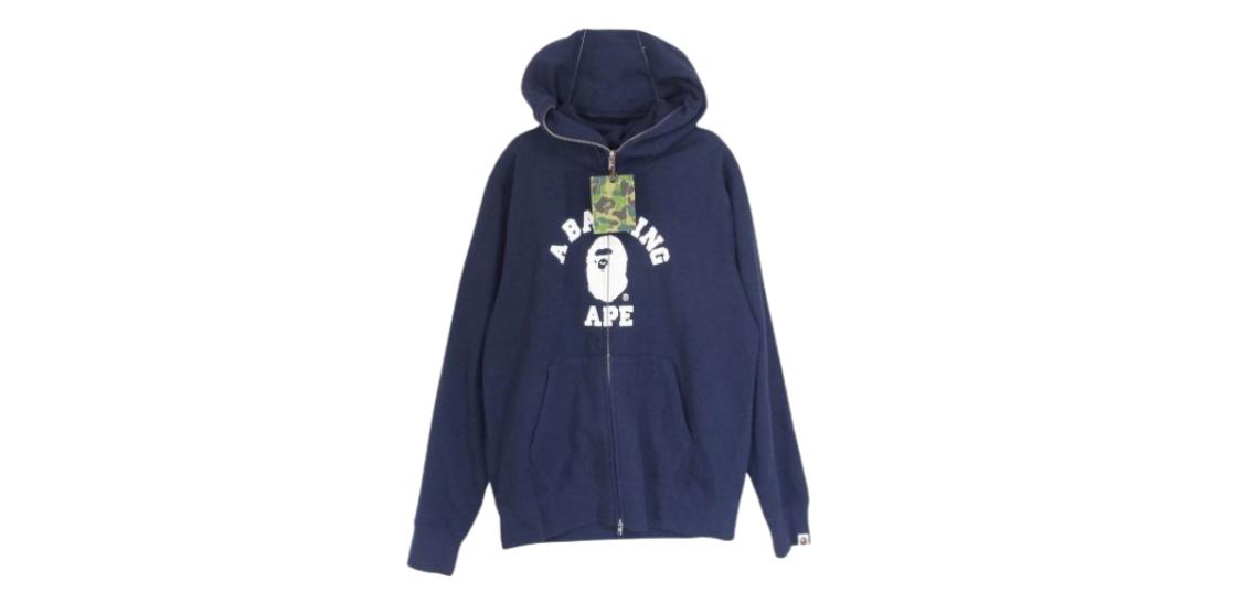 アベイシングエイプ 001ZPF701013X フロントロゴ  パーカー 買取実績