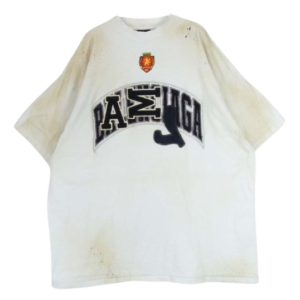 バレンシアガ  23SS 739028 スケーター クラッシュダスト加工 Tシャツ 買取実績