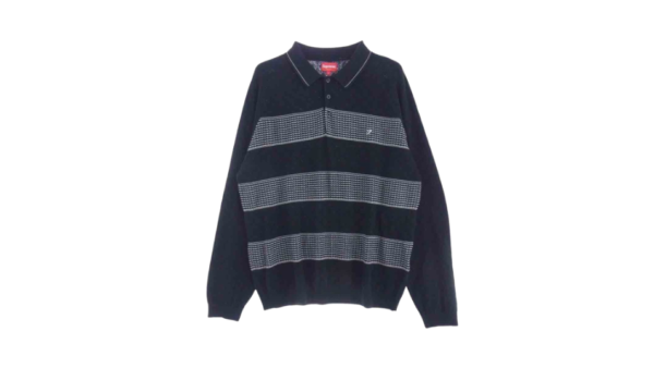 シュプリーム 21AW ストライプ L/S ポロニット 買取実績