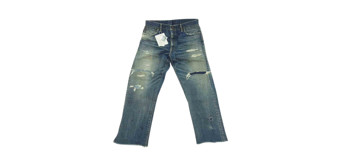 ビズビム 19SS 0119105005035 FIL限定 ジャーニーマン タックド クラッシュ ダメージ デニム 買取実績