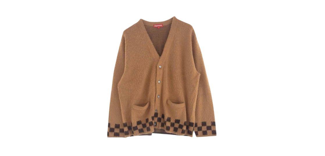 シュプリーム 21SS ブラッシュド チェッカーボード ニット カーディガン 買取実績