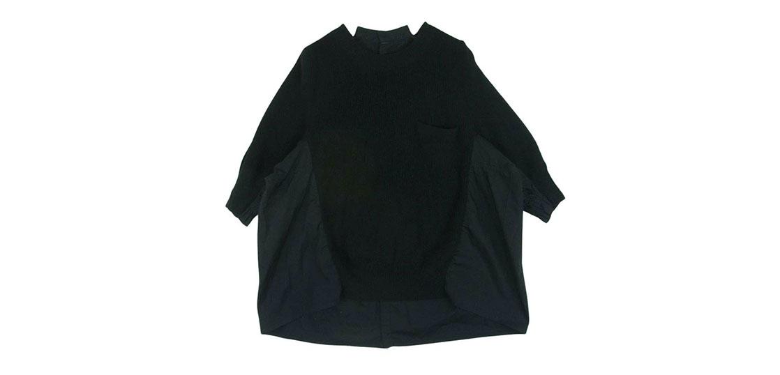 サカイ 17-03322 バックシャツ ブラウス プリーツ 切替 ニット 買取実績