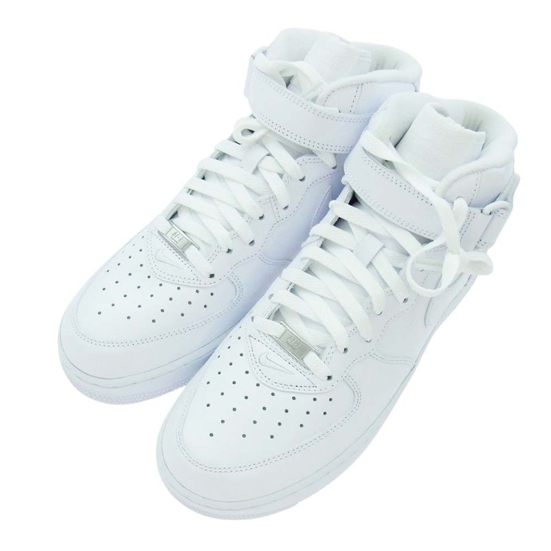 シュプリーム × Nike 24AW FZ8784-100 Air Force 1 Mid White 買取実績 画像