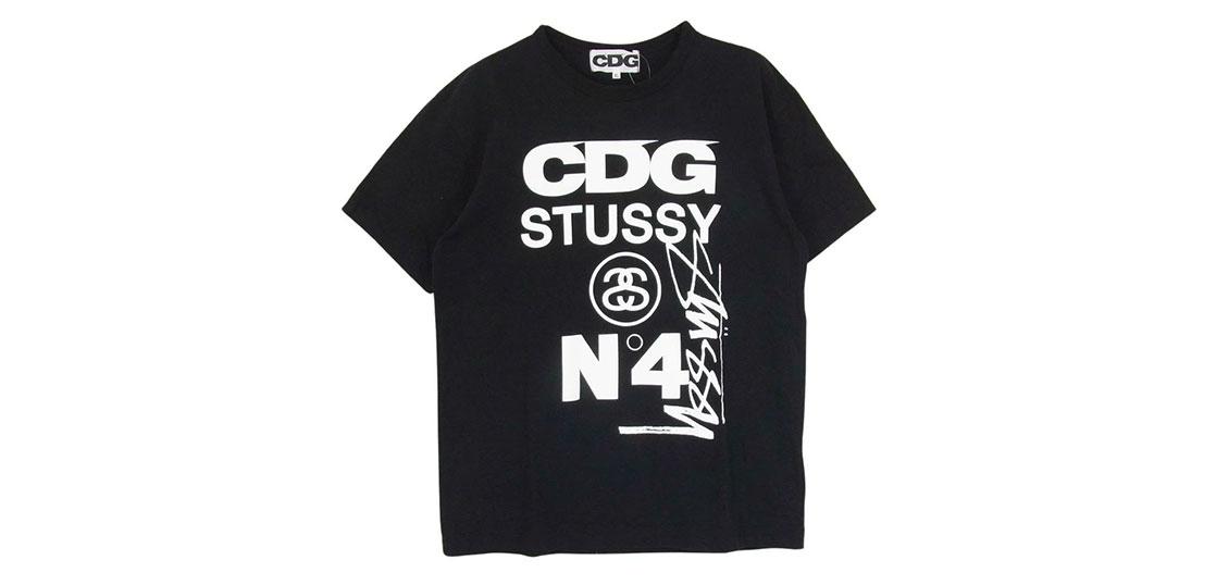 コムデギャルソン SH-T002 CDG × STUSSY ステューシー ロゴプリント 半袖 Tシャツ 買取実績