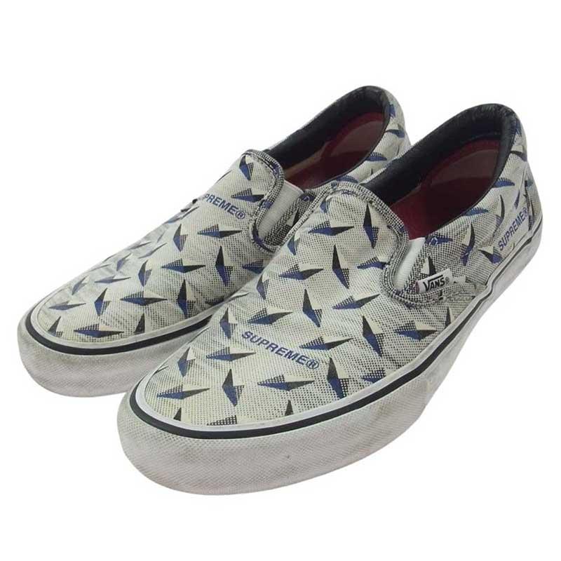 シュプリーム 19SS × Vans Diamond Plate Slip-On Pro ダイヤモンド プレート スリッポン プロ スニーカー 買取実績 画像