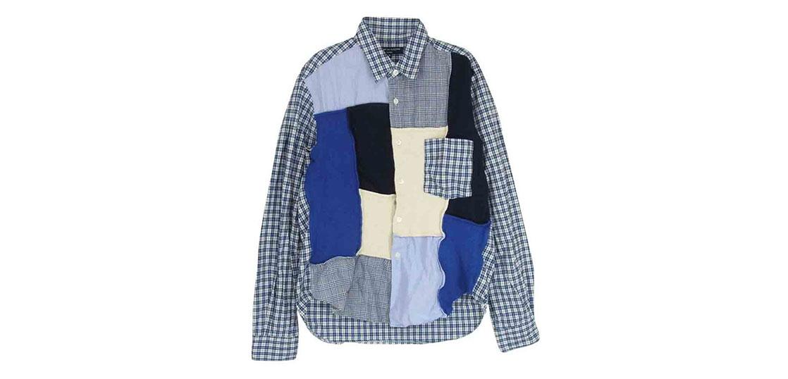 コムデギャルソンオム AD2010 HF-B054 パッチワーク チェック 長袖 シャツ 買取実績