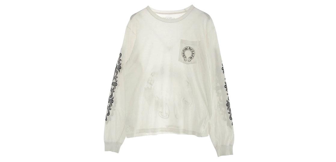 クロムハーツ（原本無） Horseshoe Floral Cross ポケット付き ロンT 買取実績