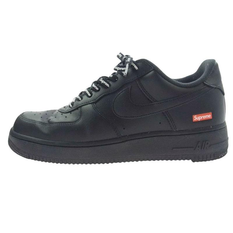 シュプリーム CU9225-001×NIKE Air Force1 Low Black ナイキ エアフォース1 スニーカー 買取実績 画像