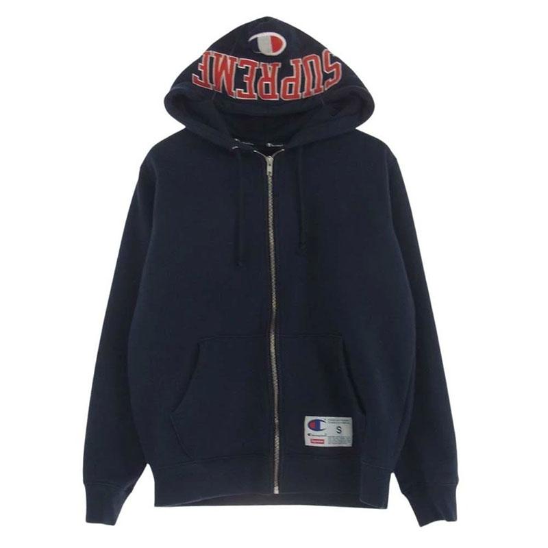 シュプリーム 17AW CHAMPION Arc Logo Zip Up Hooded Sweat Shirt スウェットシャツ パーカー 買取実績 画像