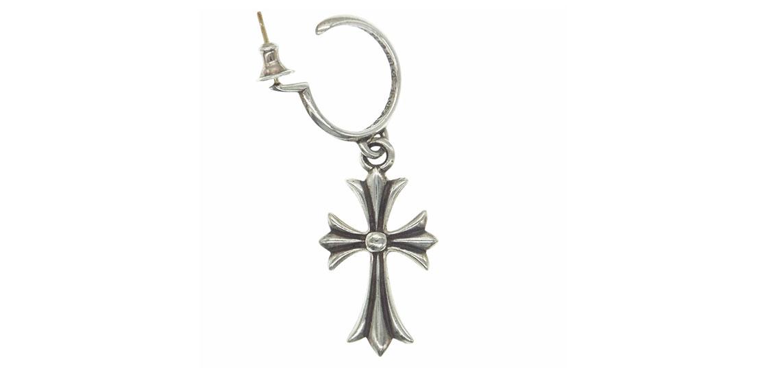 クロムハーツ TINY CH CROSS フープピアス（原本無） 買取実績