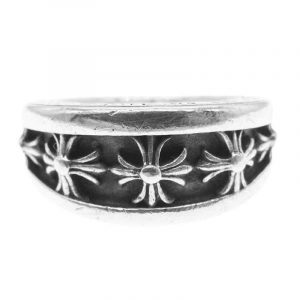 クロムハーツ NARROW V-BAND CH PLUS クロス リング 買取実績 画像