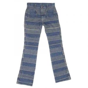 ヒステリックグラマー 01193AP02 KINKY ウミヘビ スクラッチ ツギハギ フレア デニムパンツ 買取実績