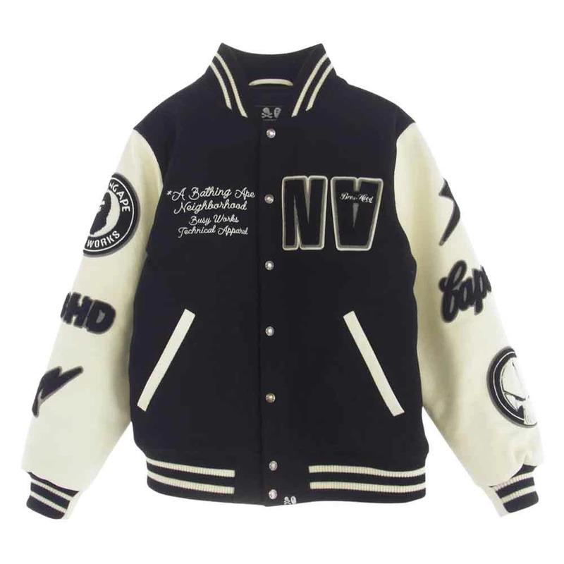 ネイバーフッド × A BATHING APE 23AW VARSITY JACKET 001HJJ221901C 買取実績 画像