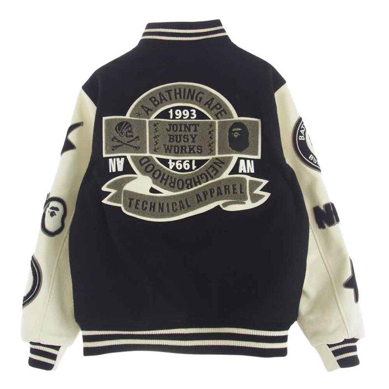 ネイバーフッド × A BATHING APE 23AW VARSITY JACKET 001HJJ221901C 買取実績 画像