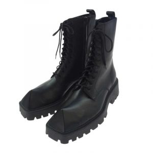 バレンシアガ 712638 RHINO BOOT LACEUP レザー ブーツ 買取実績