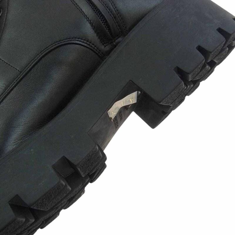 バレンシアガ 712638 RHINO BOOT LACEUP レザー ブーツ 買取実績 画像