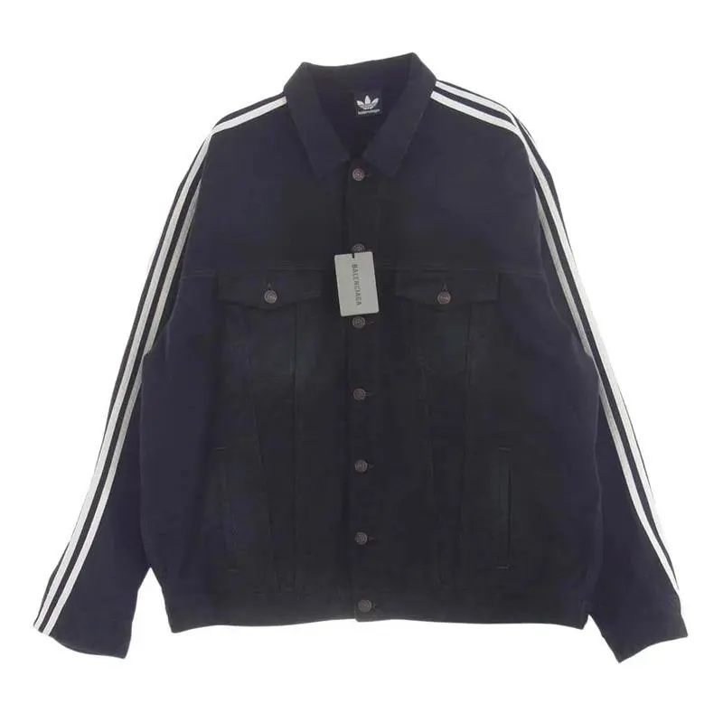 バレンシアガ × アディダス 23SS 724775 TNW54 クラッシュ加工 デニム