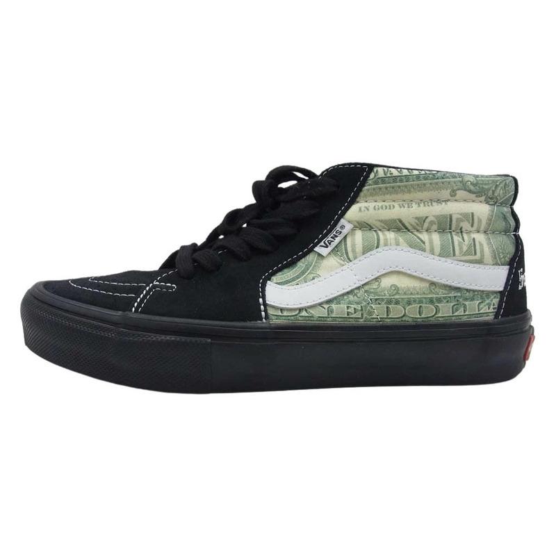 シュプリーム × VANS 23SS VN0A5FCGBMA ダラー スケートグロッソ ミッドカット スニーカー 買取実績 画像