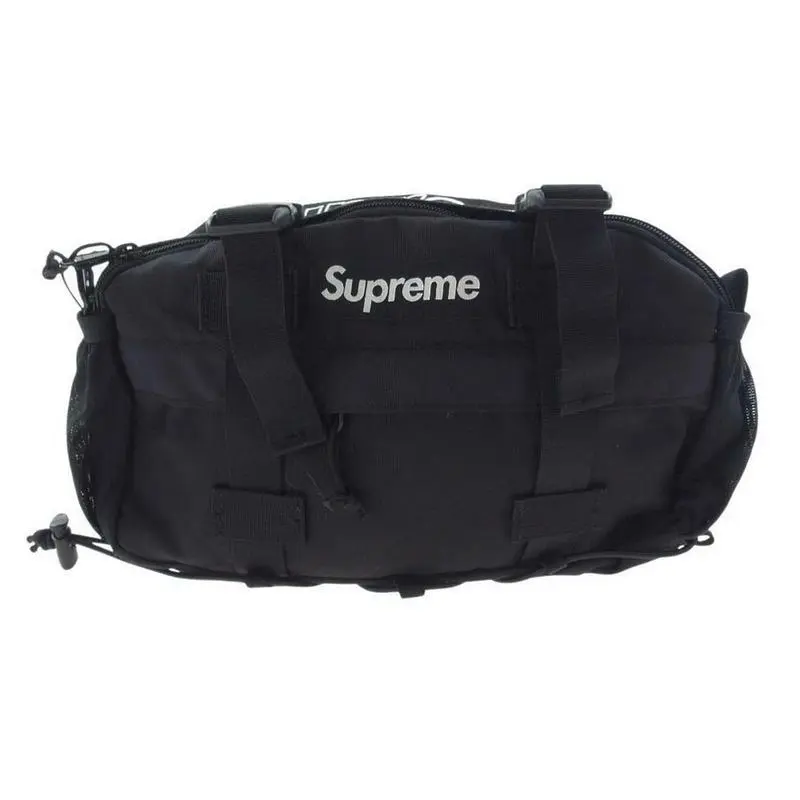 Supreme 2019ボディバッグ ブラック コーデュラ シュプリーム 19AW コーデュラ ロゴ ウエスト ボディ バッグ 買取実績