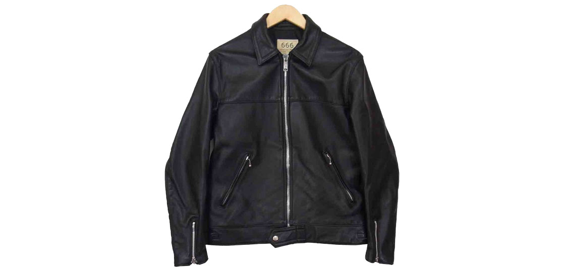 666 トリプルシックス LJM-9TF タイトフィットセンタージップライダースジャケット  買取実績