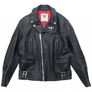 666 トリプルシックス 裏地タータンチェックダブルライダースジャケット買取実績