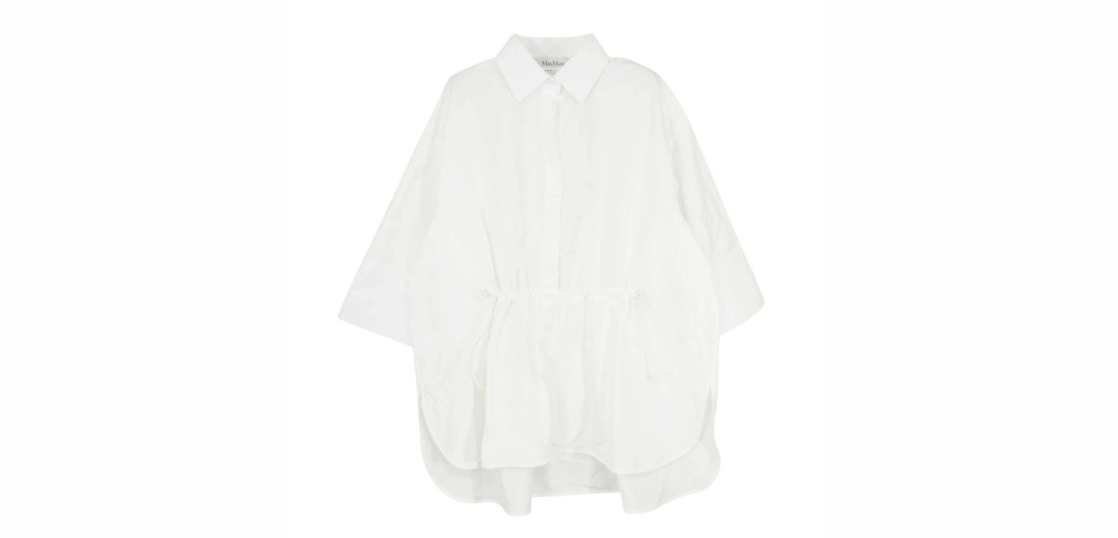 マックスマーラ 24ss MARCH ピュア コットン ポプリン ルーズ フィット シャツ ブラウス  買取実績