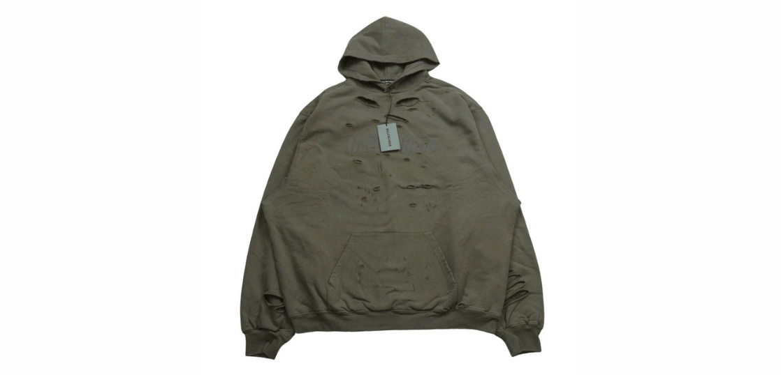 バレンシアガ 659403 TKVB6 オーバーサイズ パーカー 買取実績